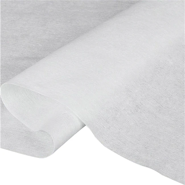Factory wholesale Economic Biodegradable Woodpulp Viscose/Bamboo/Cotton Spunlace Nonwoven Fabric for wet tissues baby diapers