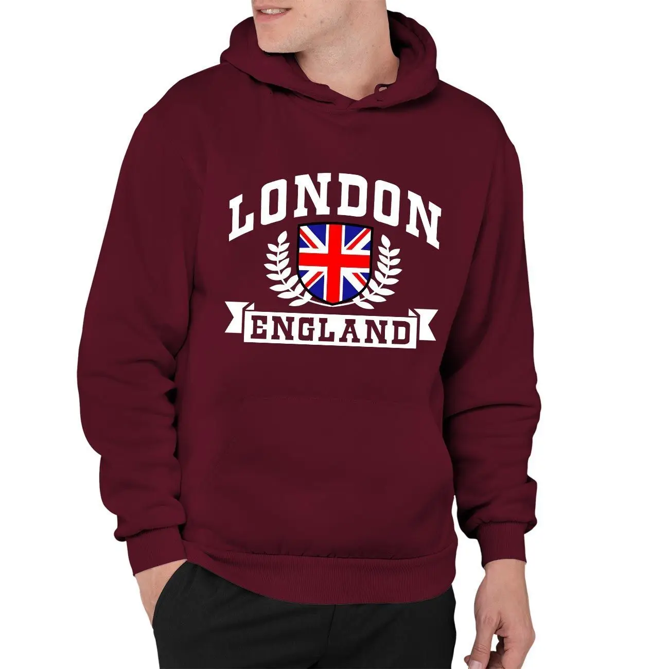 london england union jack unisex souvenir design printed hoodie great britain
