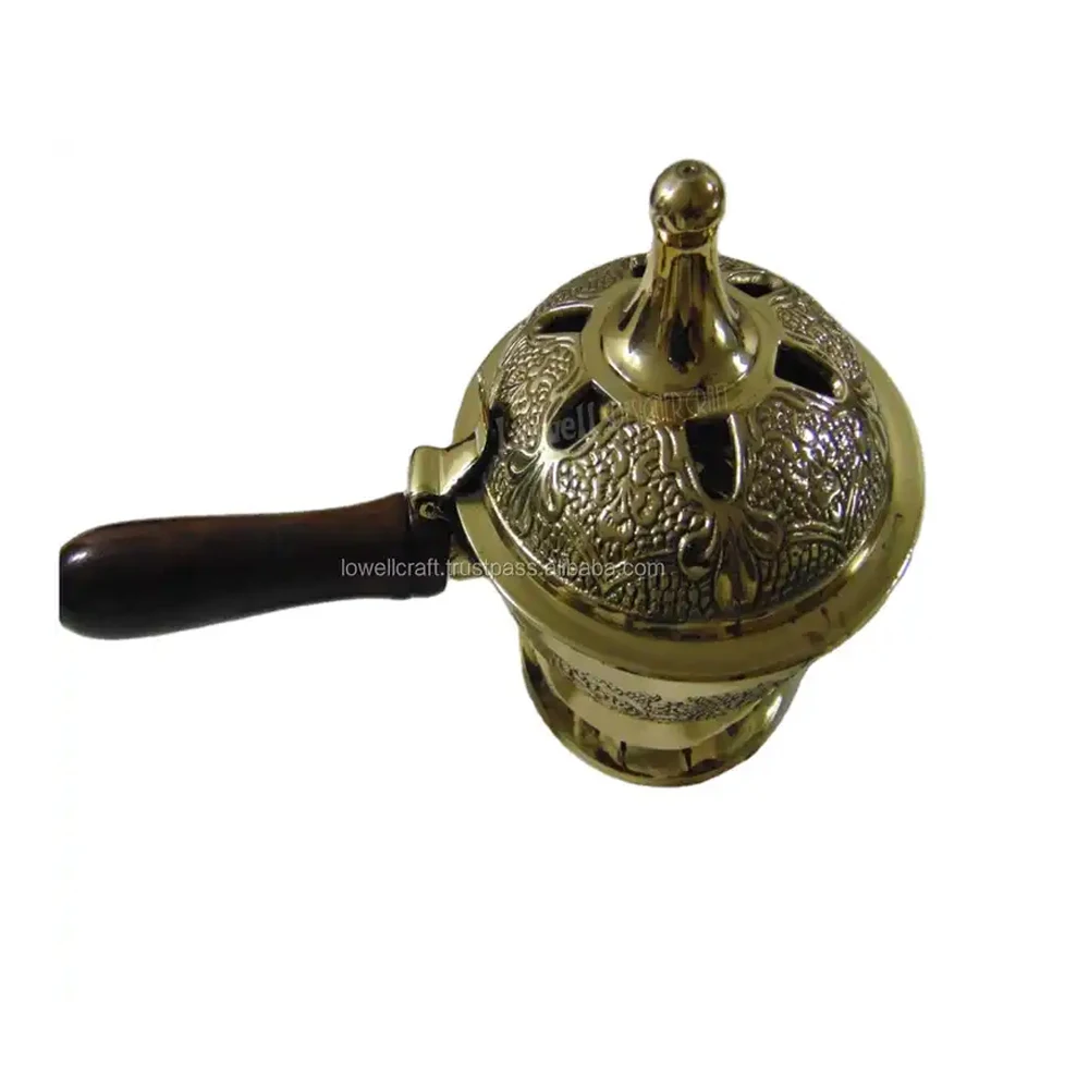 Luxury Metal Handicraft Incense Burner Polished Available at Good Price