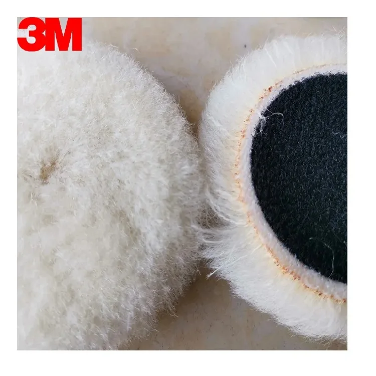 3M A0213 Finesse-it Knit II 12,000 rpm Maximum Speed White Clear Coat Buffing Pad