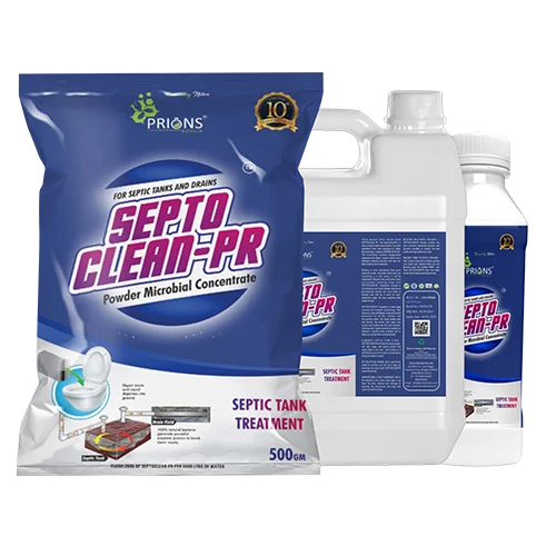 Highly Effective Septic Tank Cleaning Usage Septo Clean PR from Indian Manufacturer & Exporter at Best Competitive Price