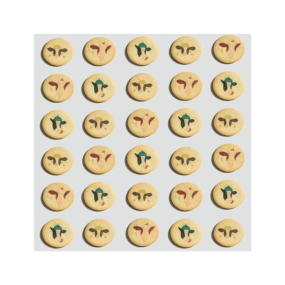 Superior Quality Korean Snack Cookie KOREA JEJU MORNING SMILES FARM MILK COOKIES Sweet and Savory Luxury Cookies