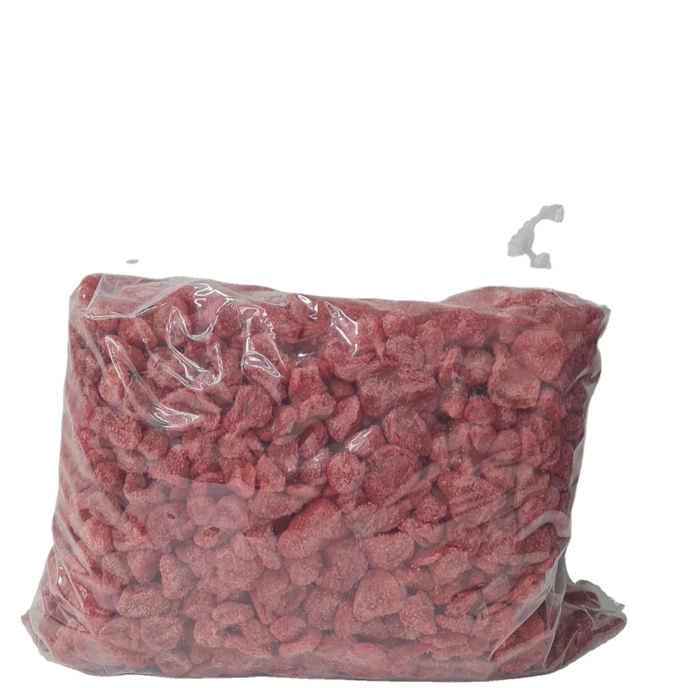 Diet food trend with dried strawberry through hot air dehydration process export FOB Bangkok price term