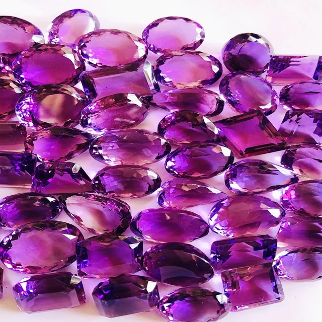 Beautiful Natural Amethyst Brazil origin with AAA Quality with Exceptional Luster and High Clarity Shining Stones Loose Gemstone