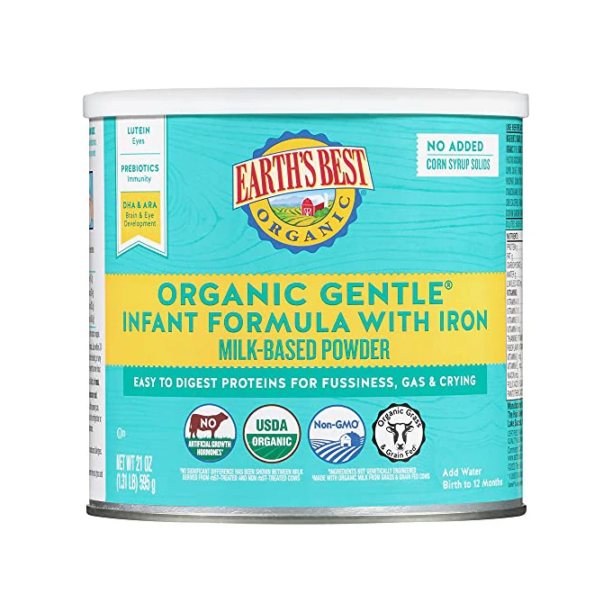 Лучшая органическая детская смесь для детей с рефлюксом-с рождения-400 г x 24 банки в коробке