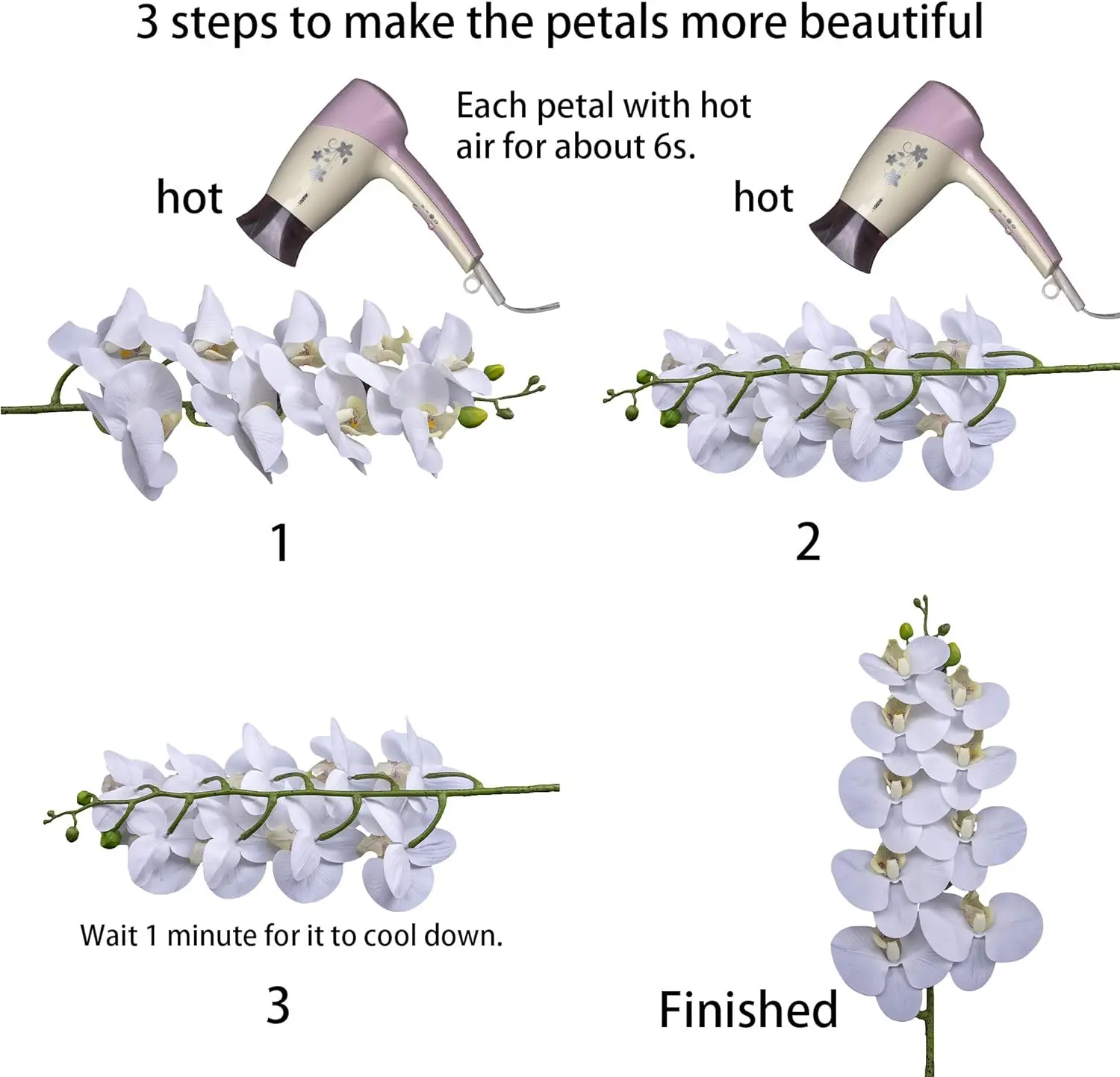 THAOF-019 Cheap price Artificial Flowers Artificial Orchid Plants for Home Decor Indoor Office Table Centerpieces