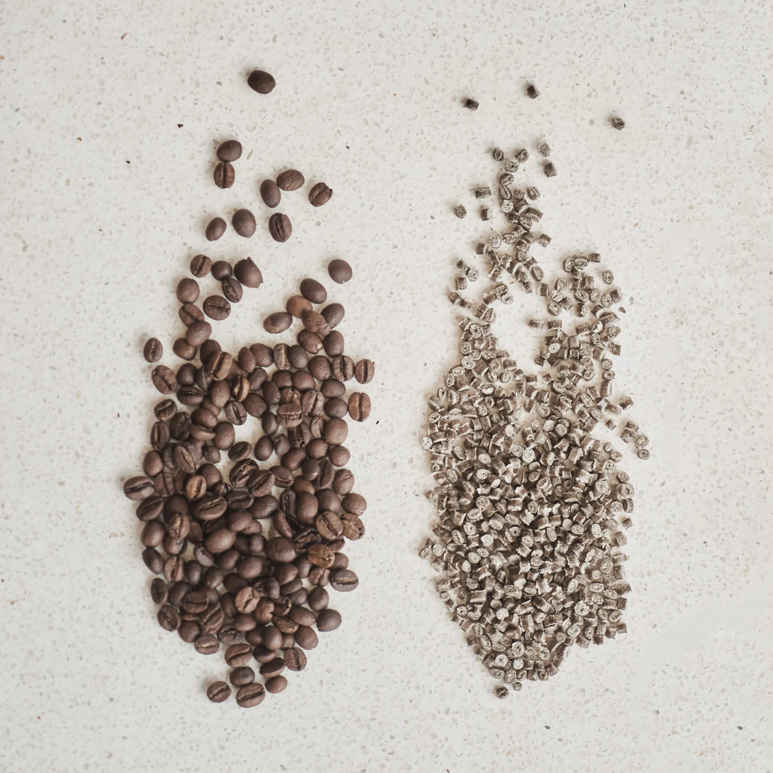 Bioplastic Biodegradable And Compostable Raw Material In Plastic Industry Plastic Resin From Coffee Ground And PP