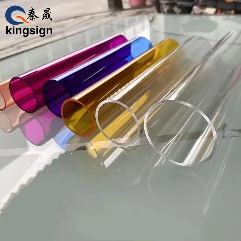 KINGSIGN customized oem service drum shell frames acrylic tubes