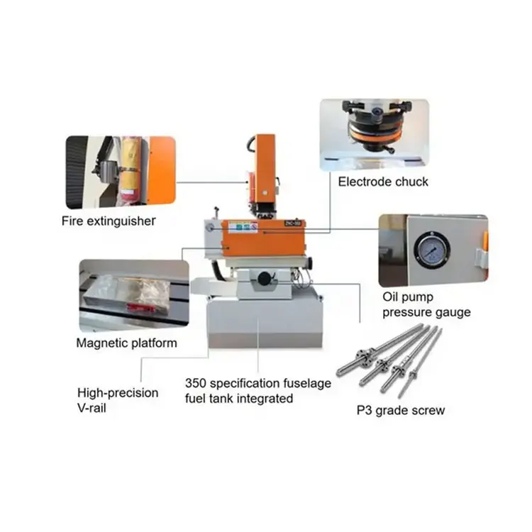 ZNC350 spark electric discharge machine cnc edm spark erosion machine