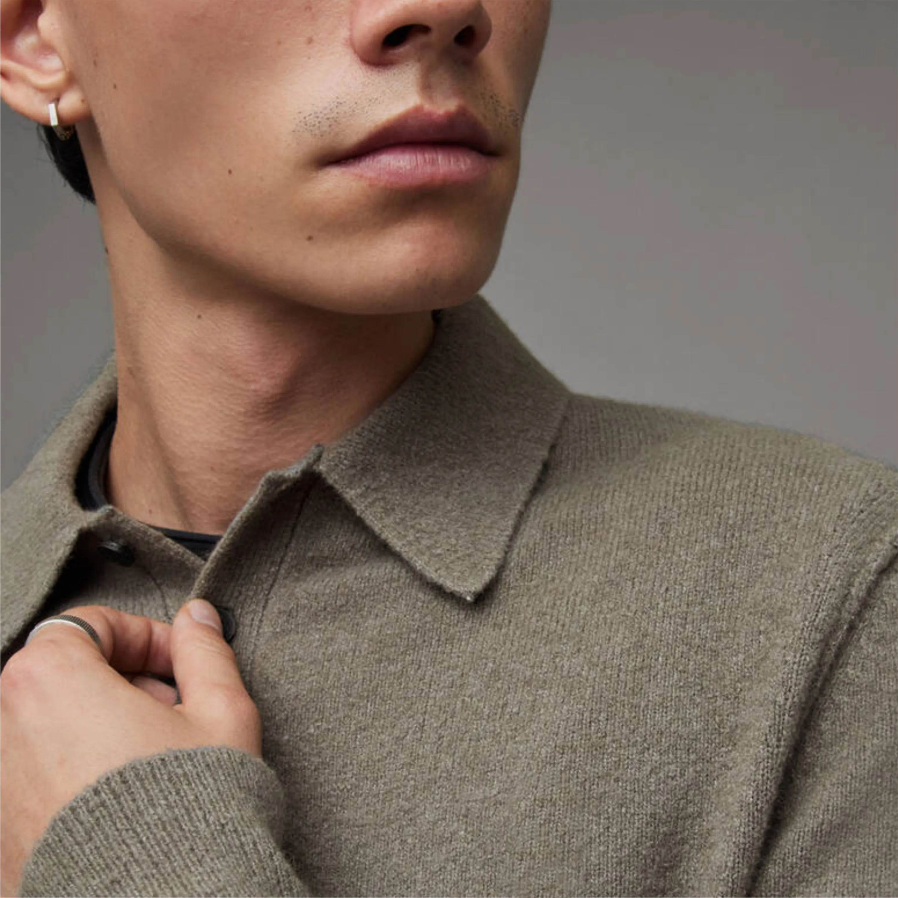 Fashion Men Polos Shirts Turn Down Collar Polos Casual Men Long Sleeve Turn Down Collar Stripes Color Block Buttons Shirt