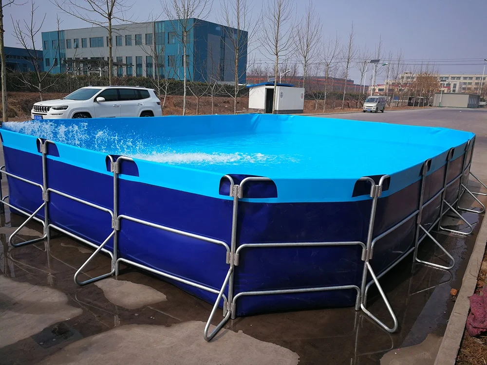 Fish Farming Equipment Tarpaulin Fish Farming Tank Economic Fish Farming Pond Pvc Tank