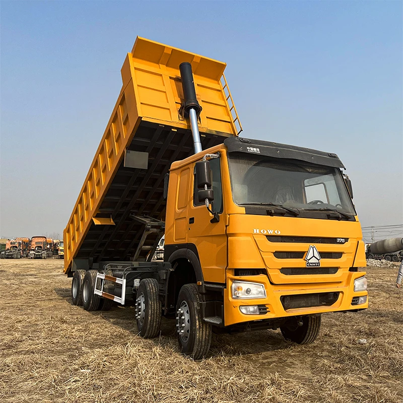 Used HOWO dump trucks 12 wheels SINOTRUK high quality tipper truck hot sale