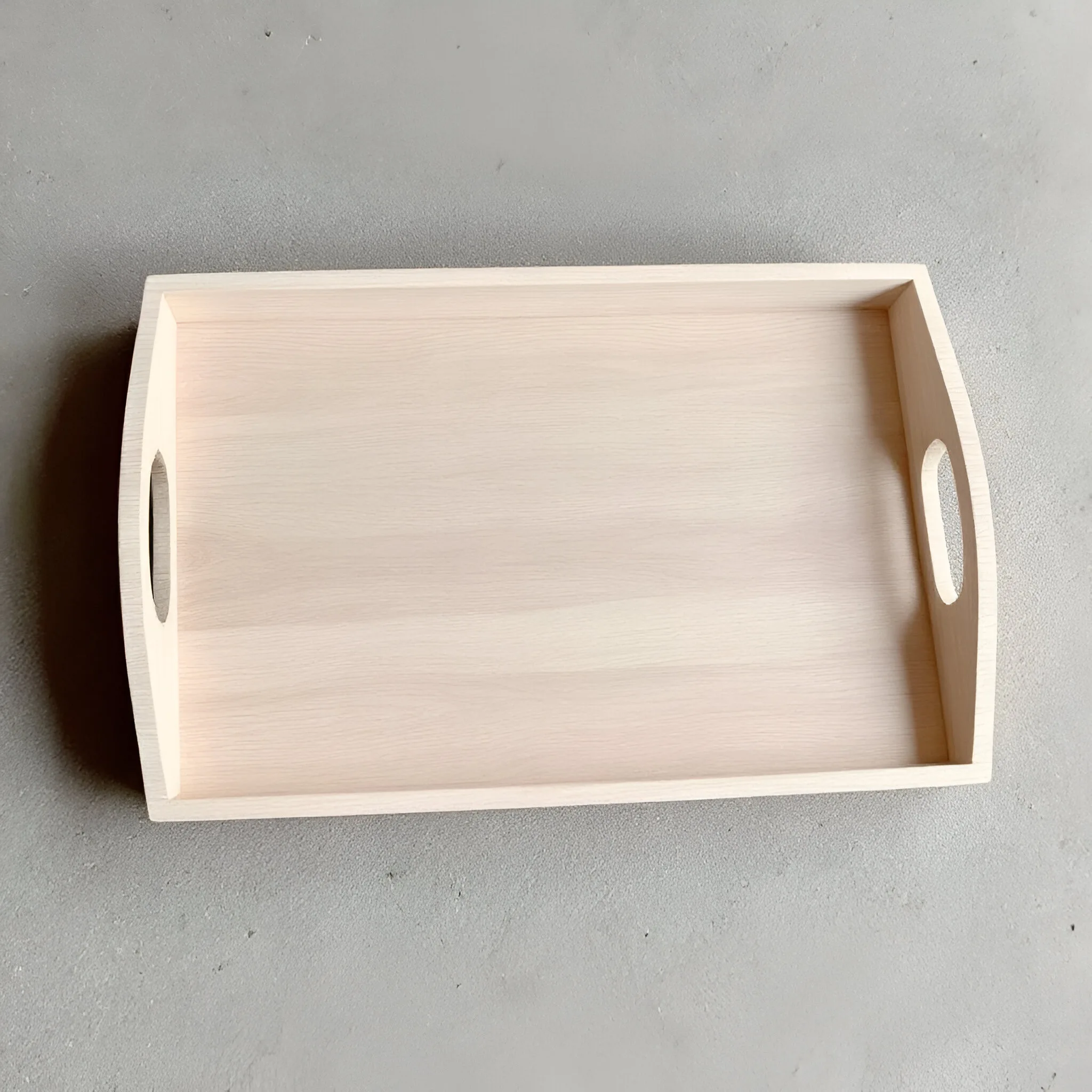 Reasonable Price Natural Rubber Fruit Tray Dinner Plate Bamboo Wooden Tray For Tea And Coffee Supply Serving Trays