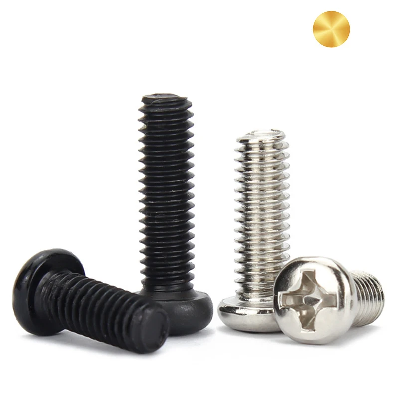 Manufacturing Wholesale Stainless Steel Ansi B18.6.3 Din7985 Pan Head Machine Screws