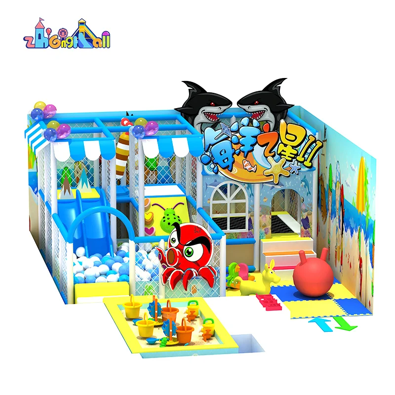 Shopping mall commercial playground toy set equipment kids indoor game play center ball pit pool