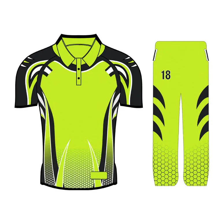 Новое поступление 2022 высокое качество пользовательский новый дизайн крикет Джерси брюки униформа для