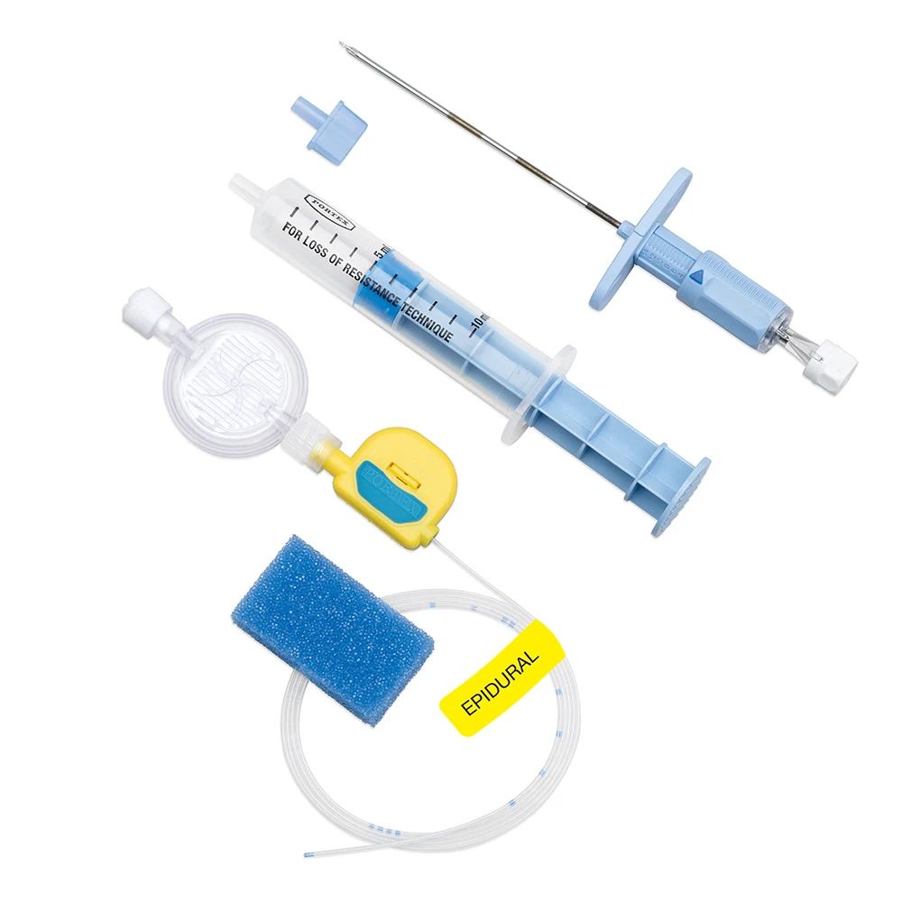 Sterile Anesthesia Kit Smiths Medical Portex Epidural Minipack System 1 (18G) 100/391/128 Clear Catheter, 3 Lateral Eyes