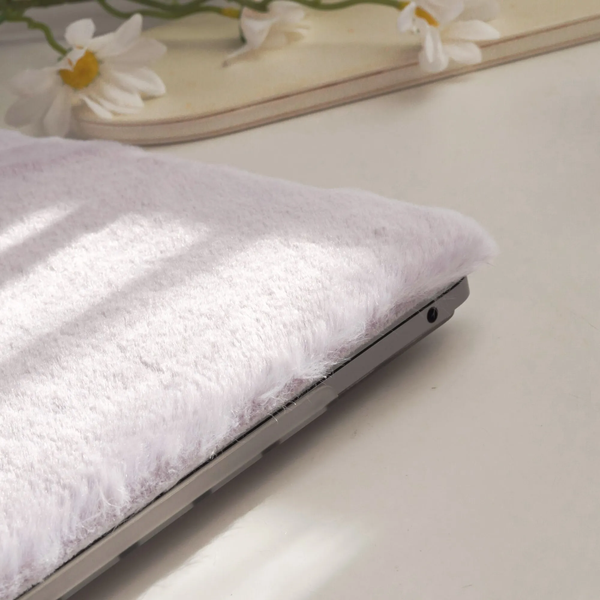 Lavender Rabbit Plush  Case MAC Pro 13 M1 MAC pro 14 inch 15 16 Touch Bar Retina Air 13.6 M3 inch Laptop Hard Mac case