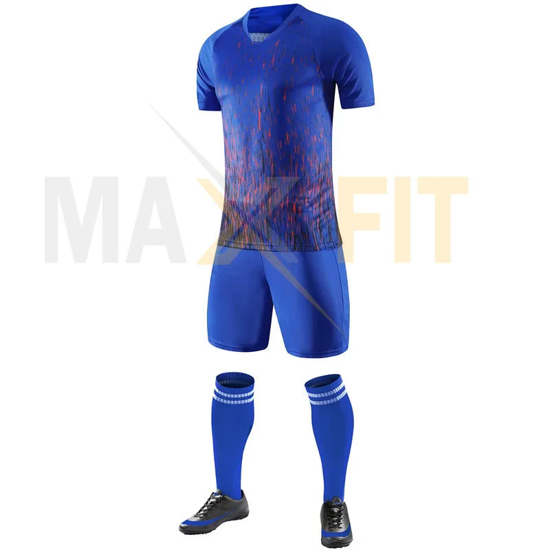 Wholesale High Quality Competitive Price Soccer Team Uniforms Customized Soccer Jersey Set By MAXFIT ENTERPRISES