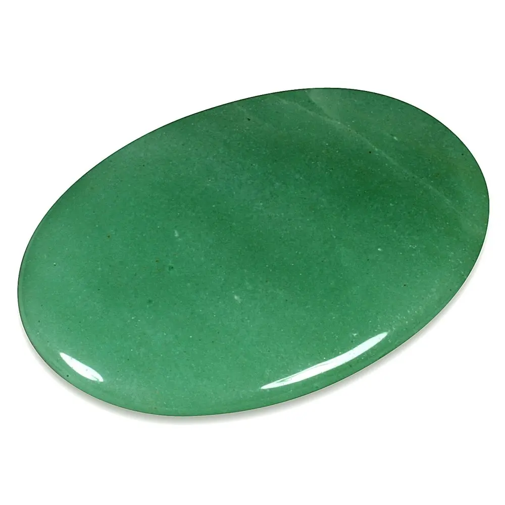 Green Jade Worry Stone Crystal Chakra Reiki Green Jade Polished Healing Crystal Pocket Worry Stone Crystals For Healing