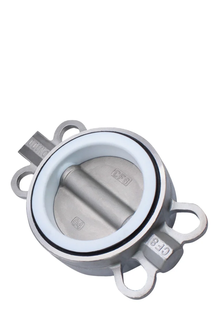 BIAOYI factory valve priceD371X-16P Stainless Steel Worm Gear Wafer Butterfly Valve