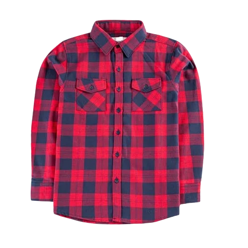 Best Quality Long Sleeve Cotton Denim Jeans Flannel Shirts Casual Men Shirt for Top Selling Products With Customized Logo