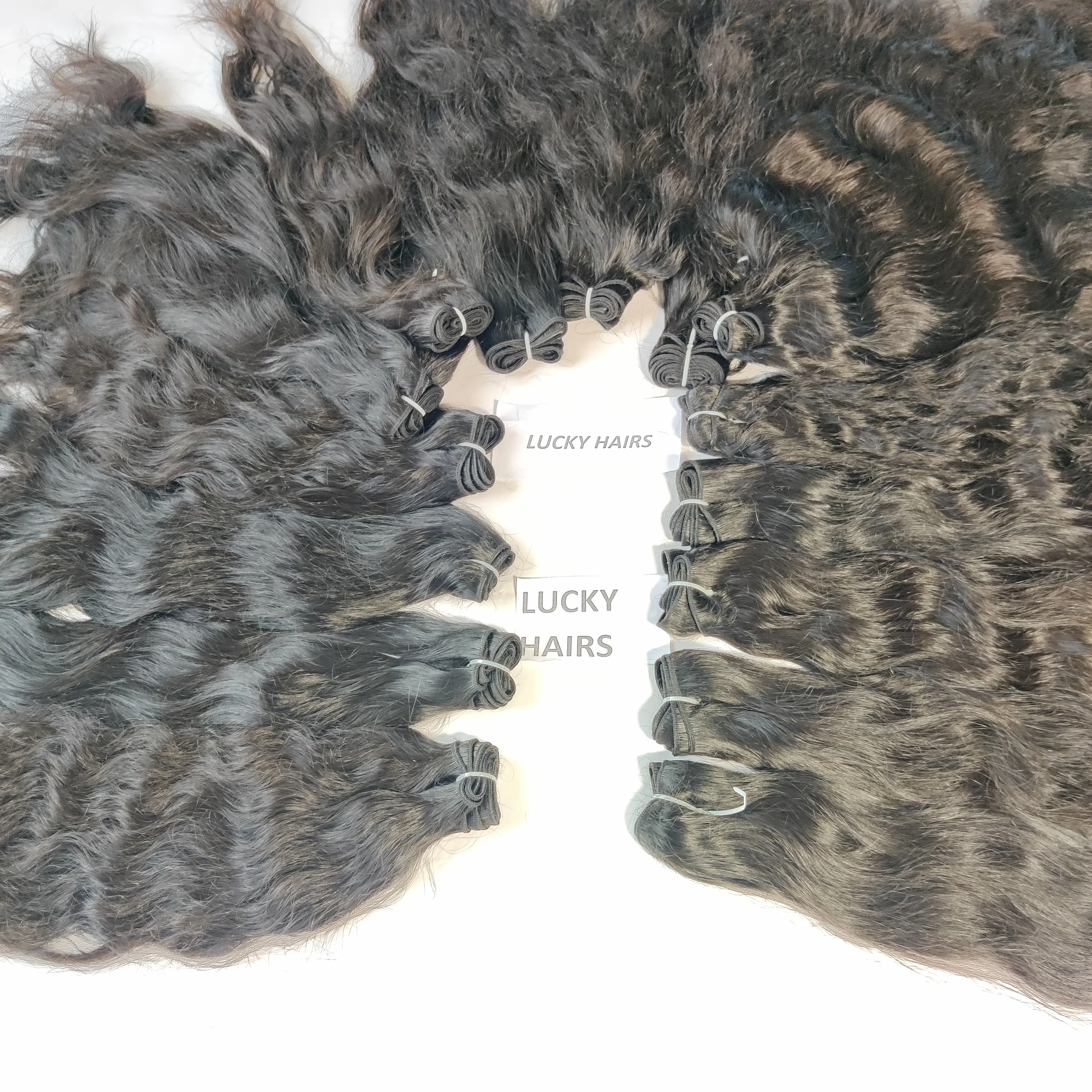 100% Raw bundles natural Bundle Unprocessed Cuticle Aligned Virgin Indian Human Hair