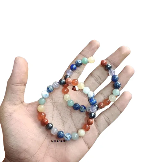 Seven Chakra Bracelet 7 Chakra Healing Crystals Crafts Witchcraft Supplies Crystal Buy Online Shop India