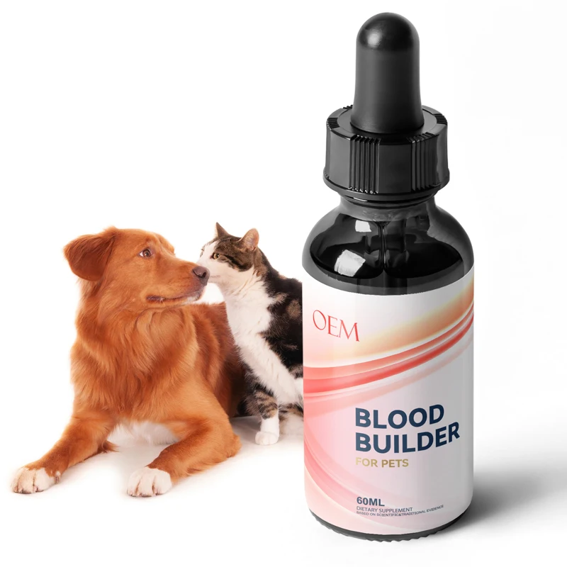 Pregnant female dog health blood builder drop with vitamin folic acid liquid drop
