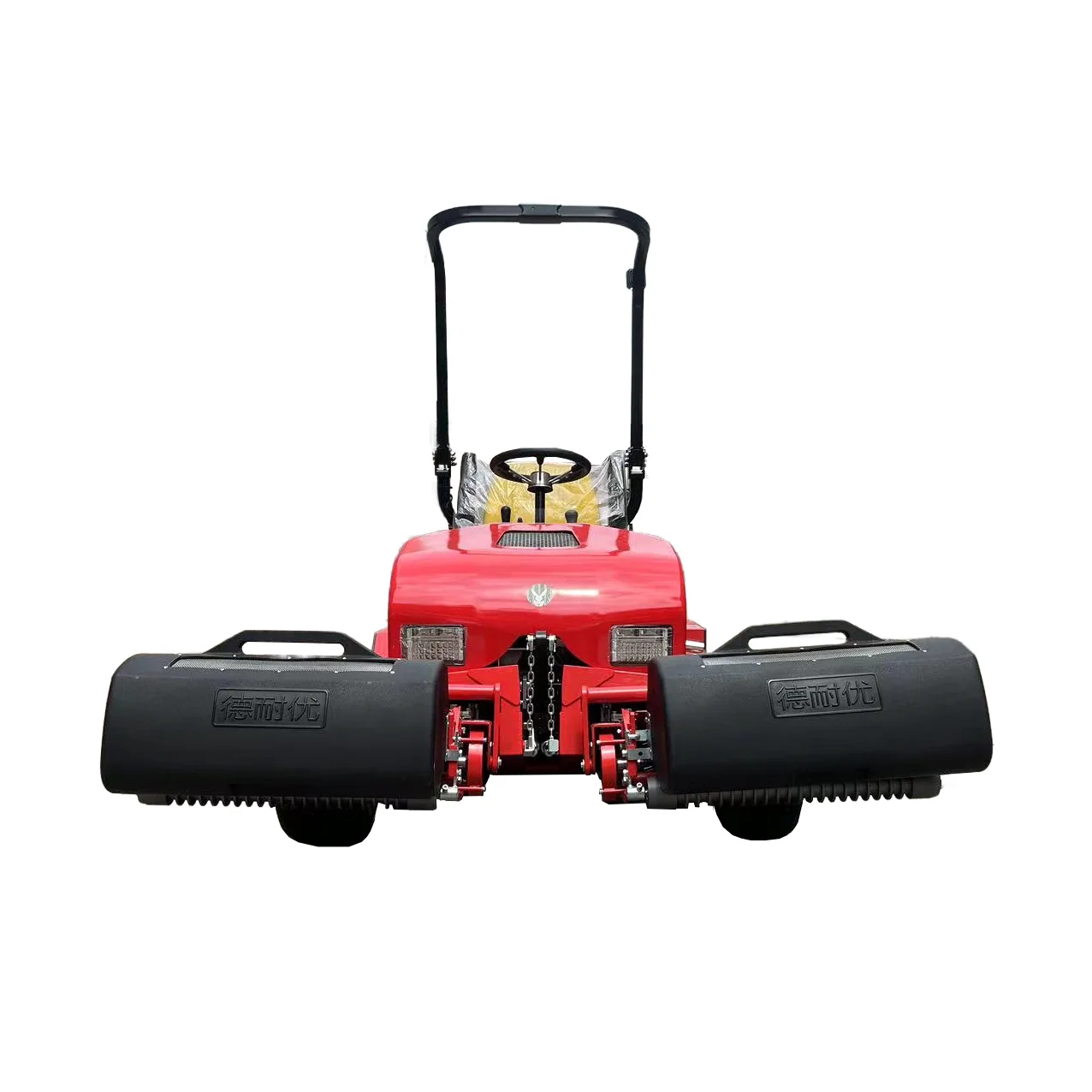 Operator-Friendly 18HP 4-Stroke Gasoline Engine Triplex Mower for Riding Lawn Mower Football Fields with Grass Box Feature