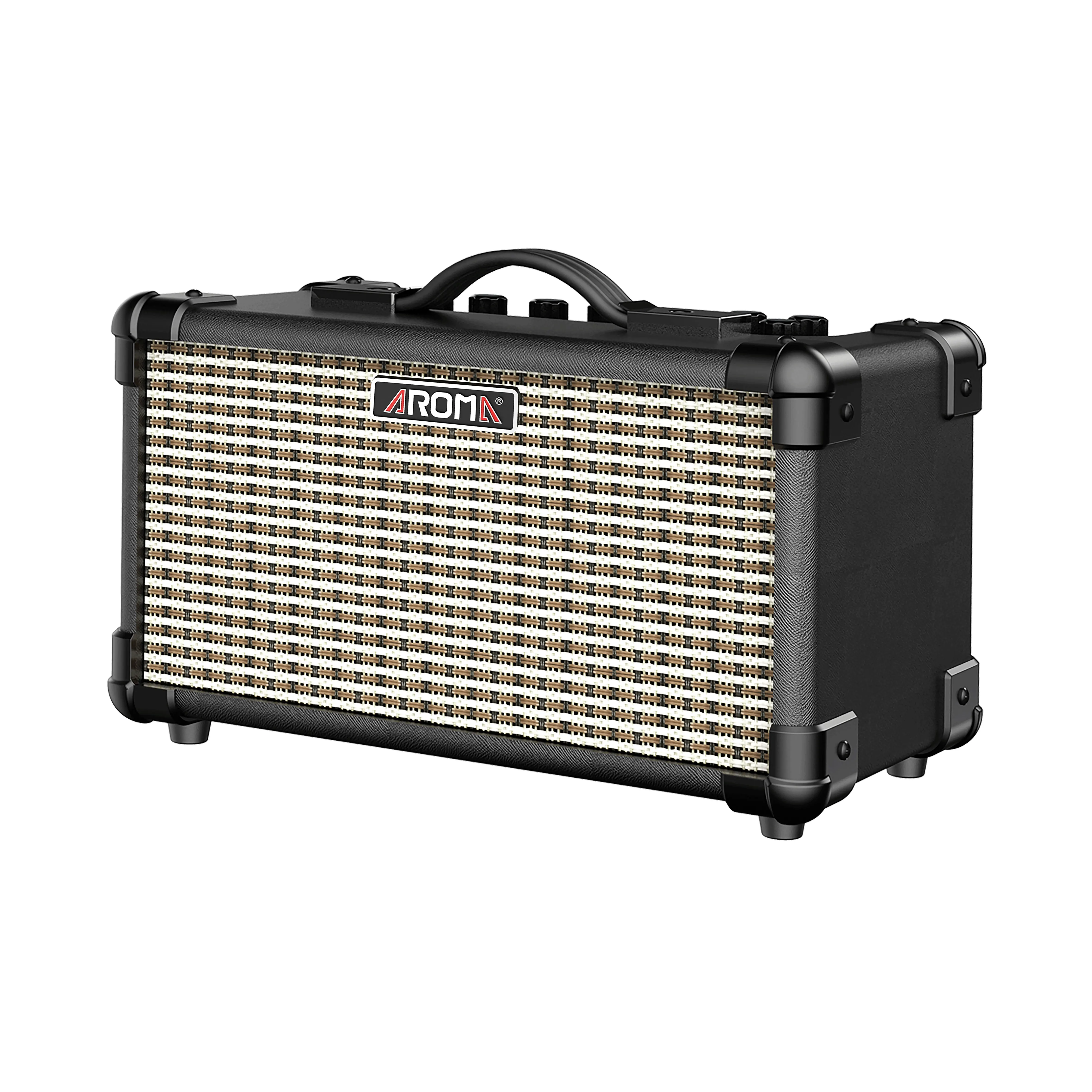 Wholesale OEM Custom Portable 15W 3 Inch Mini Guitar Amplifier Musical Accessories DriveTreble Middle Bass Guitar Amplifier