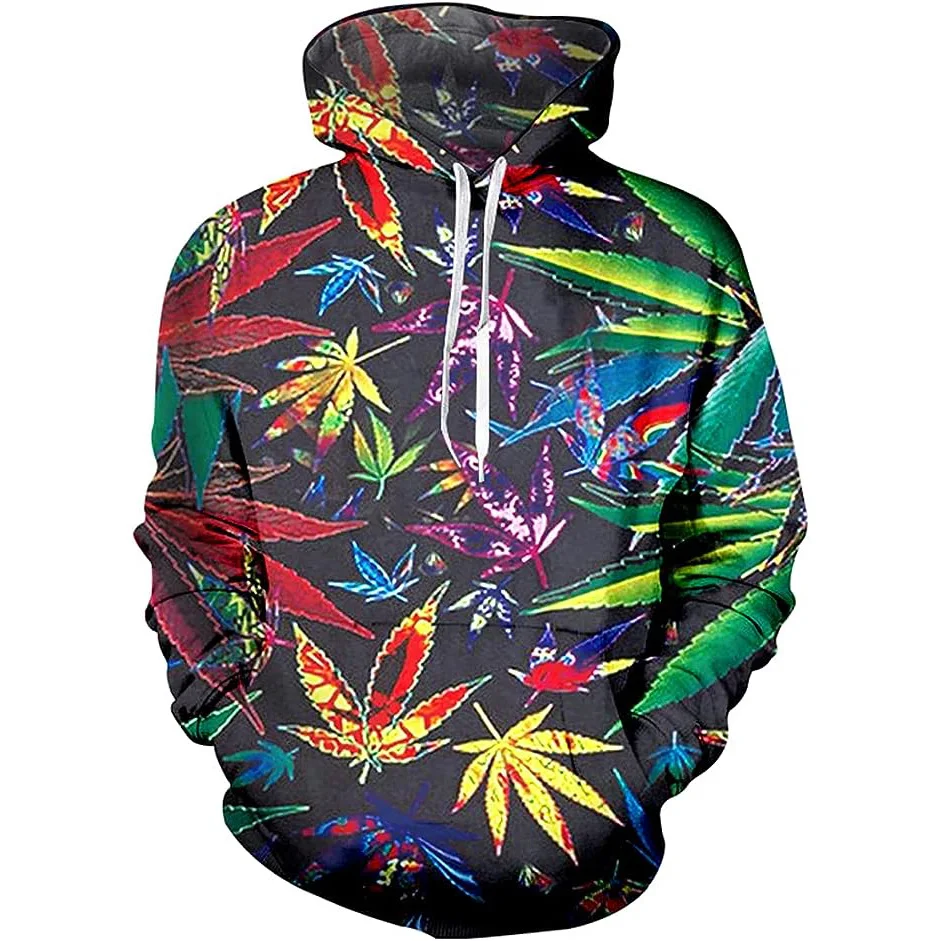 Мужская Повседневная Толстовка с 3D-принтом