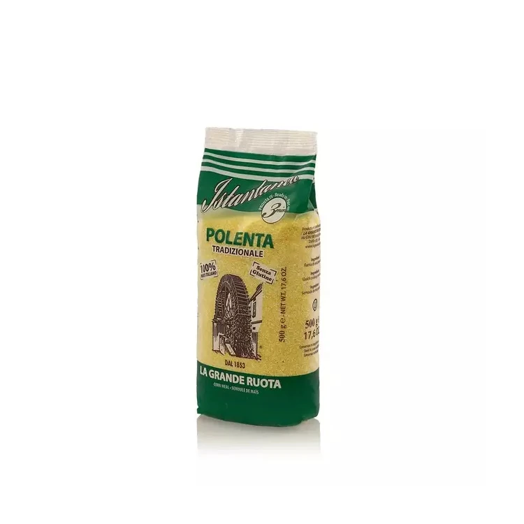 100% made in Italy Corn flour yellow for instant polenta  500g polenta ready in 3 minutes
