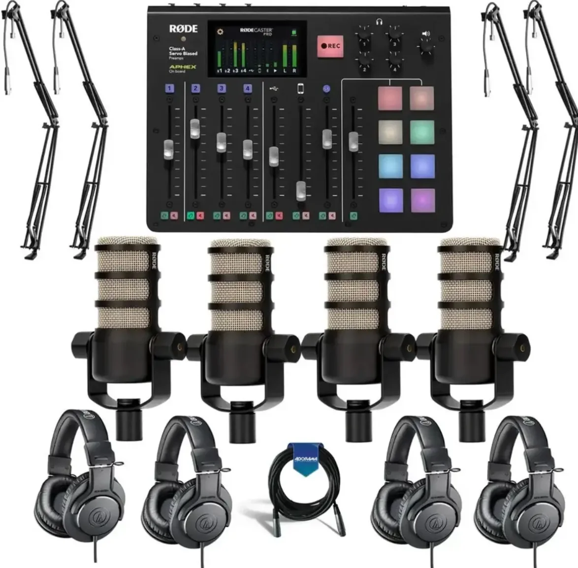 Со скидкой оригинальные микрофоны RODECaster Pro комплект W-ACC для производства подкастов