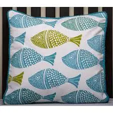 Cushion Cover Cotton White Pillow And Cushion Cover Custom Design Print And Solid Color Square Soft Pillow
