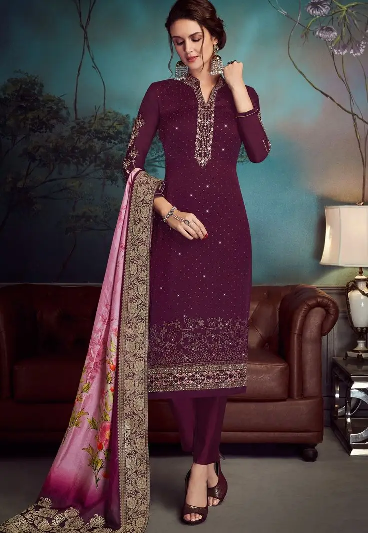 Modern Fashion Designer Indian Pakistani Lawn Linen Cotton Georgette 3 Piece Suits Available on Wholesale Price 2023 India Surat