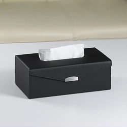 modern leather tissue box holders napkin dispenser for restaurant rectangular  napkin holder tissue box foldable Cover Holder