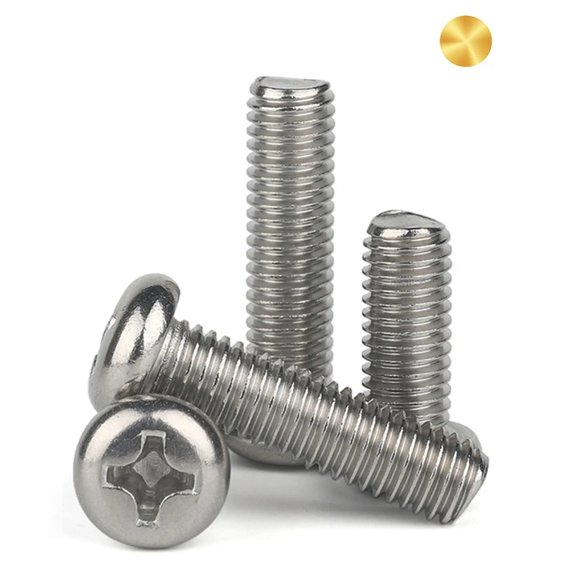 Manufacturing Wholesale Stainless Steel Ansi B18.6.3 Din7985 Pan Head Machine Screws
