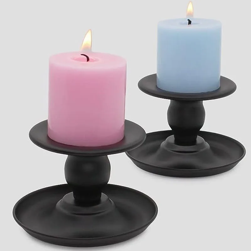 Unity Candle Holders for 3 inches Pillar Candle or 7/8 inch Taper Candle