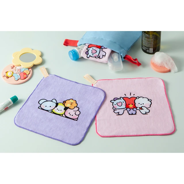 Bts BT21 minini Characters Hand Towels for kpop fan promotion store for kpop Korean musician cute goods