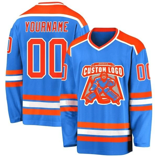 2024 Quick-Dry custom reversible hockey and ice hockey jersey sublimated