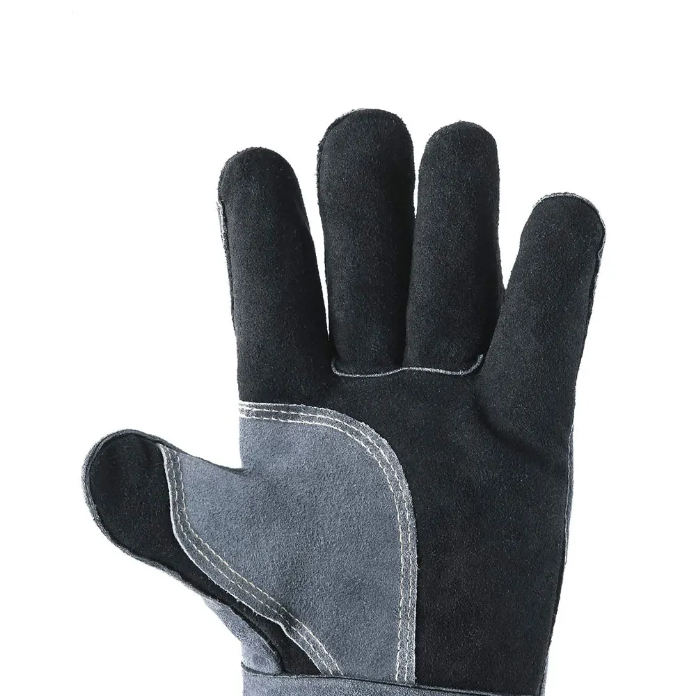 2023 New Design Full Finger Protection Durable Leather Welding Gloves / Best Selling Lightweight Leather Welding Gloves