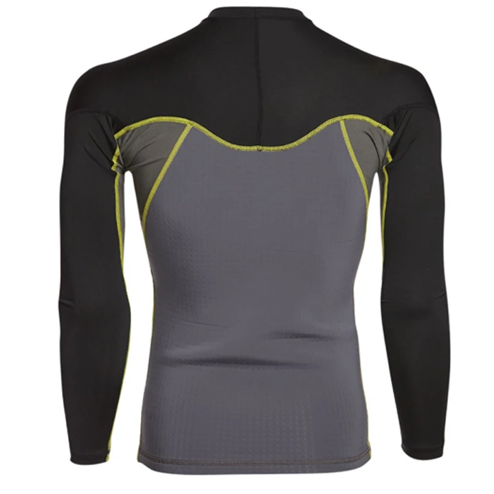 Man Long Sleeve Gym Clothing Sublimation Printed Custom MMA Surfing Rash Guard Compressed T-shirt Wholesale