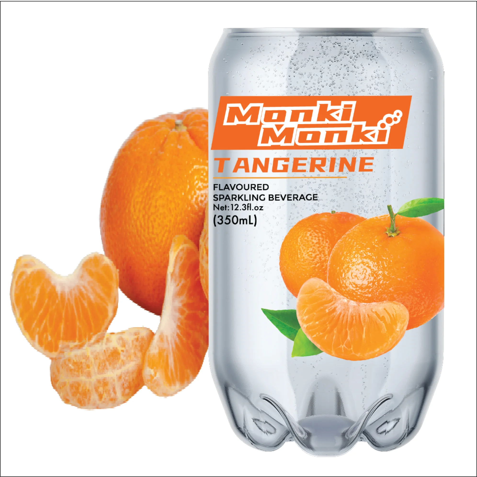 Malaysia Supplier 350ml Mild Bubble Halal Sparkling Beverage Soft Drink Carbonated 24 Cans Carton Box Trendy Clear Transparent