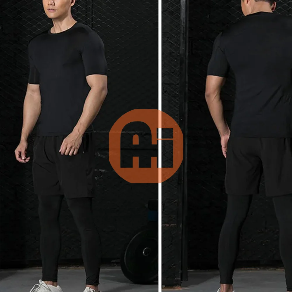Oem High Quality 2024 Gym T shirt For Men Custom Sports wear T shirt Wholesale Solid Colour Gym Shirt