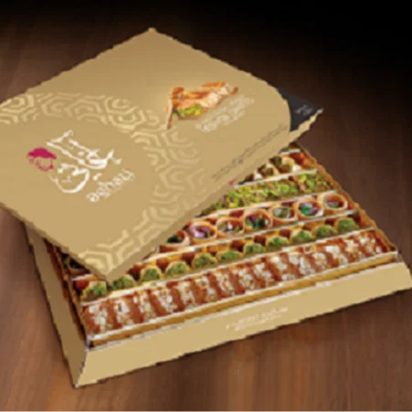 2022 SUPERIOR TASTE AWARD *** Honey Baklava Super high quality trending 900 gram filled with pistachio top quality and cashew