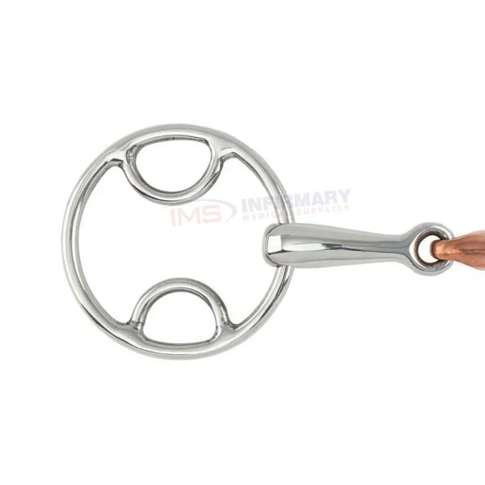 Stainless Steel Ring Snaffle Bit Mouthpiece Horse Bit Horse Equipment 13.5cm Stainless Steel Horse Bit