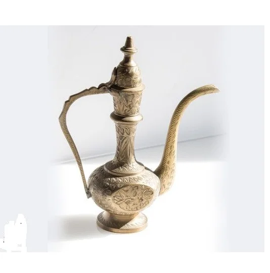 New Arrival Brass Aftaba Cheap Arabian Brass Pitcher Aftaba Standard Quality Middle Eastern Aftaba For Sale Low Price.