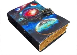Hot Selling Wholesale Custom Printed Journal Hard Cover Handmade Personalized Withcraft Notebook Vintage Dairy
