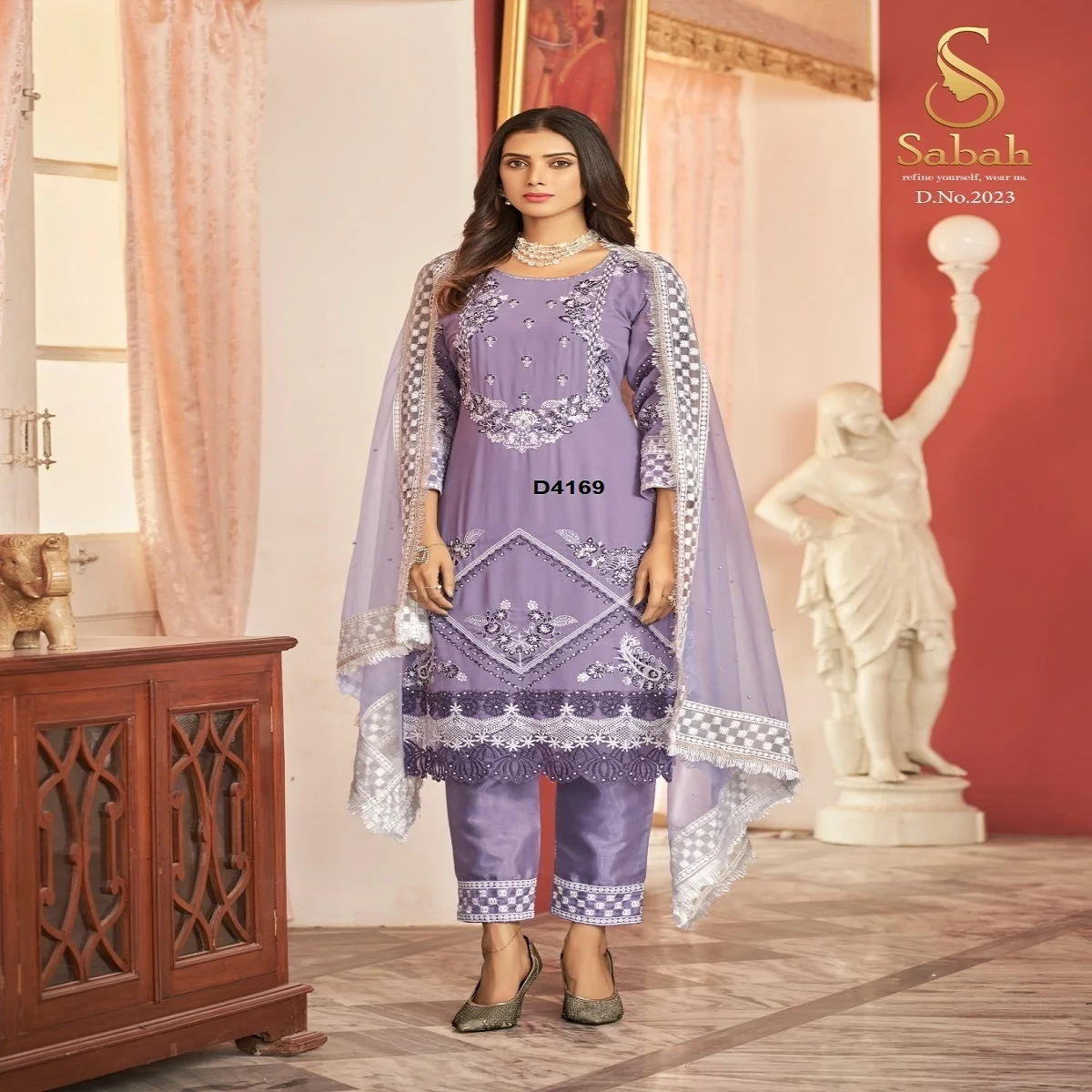 Новый дизайн Пакистанская готовая коллекция Shalwar Kameez Organza модная газонов для женщин Salwar 2023 оптовых заказов